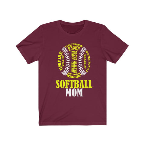 Image of Softball Mom - Unisex Tee
