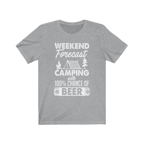Image of Weekend Forecast Camping - Unisex Tee
