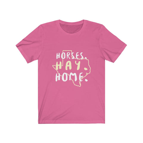 Image of Horses Hay Home - Unisex Tee