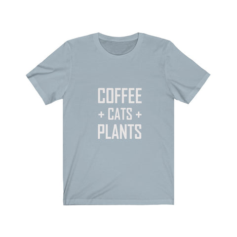 Image of Coffee Cats Plants - Unisex Tee