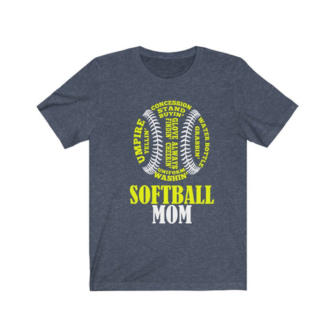 Image of Softball Mom - Unisex Tee