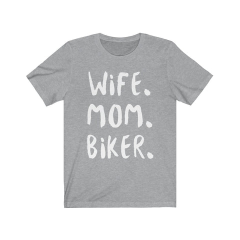 Image of Wife Mom Biker - Unisex Tee