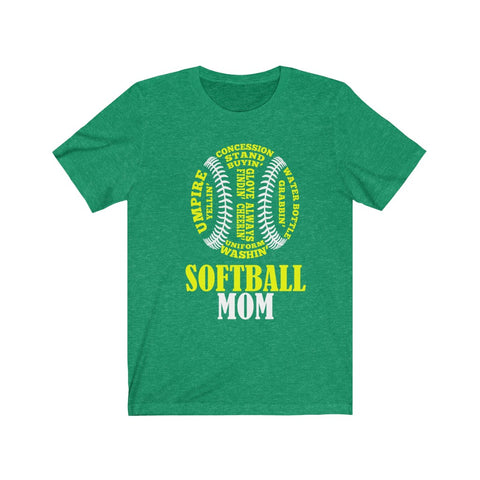 Image of Softball Mom - Unisex Tee