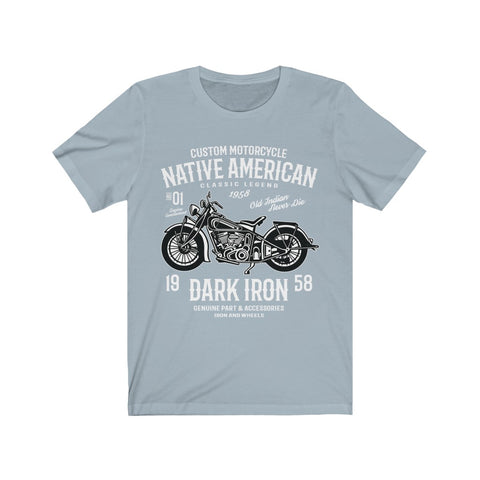 Image of Custom Motorcycle Native American - Unisex Tee