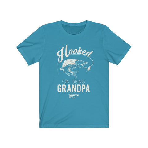 Image of Hooked On Being Grandpa - Unisex Tee