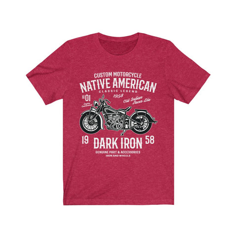 Image of Custom Motorcycle Native American - Unisex Tee
