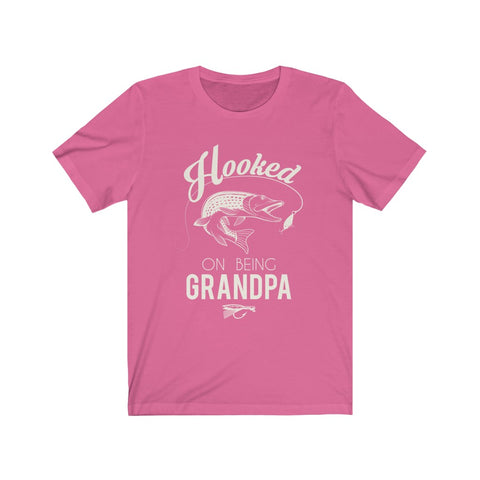 Image of Hooked On Being Grandpa - Unisex Tee