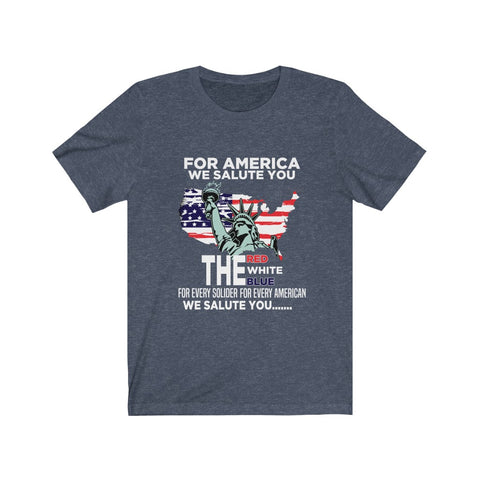 Image of For America We Salute You - Unisex Tee