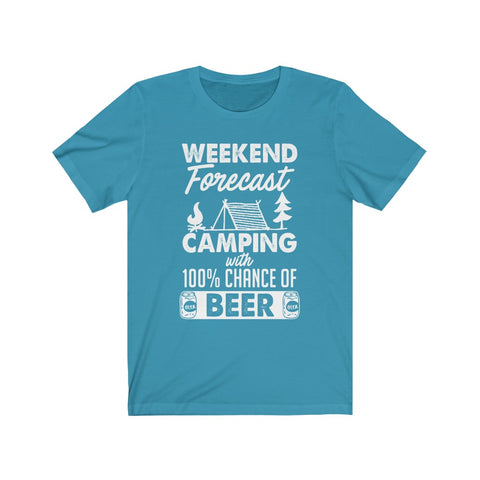 Image of Weekend Forecast Camping - Unisex Tee