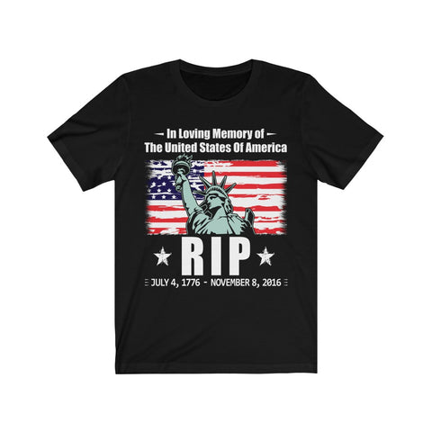 Image of In Loving Memory of The United States Of America RIP - Unisex Tee