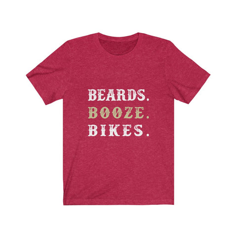 Image of Beards Booze Bikes - Unisex Tee