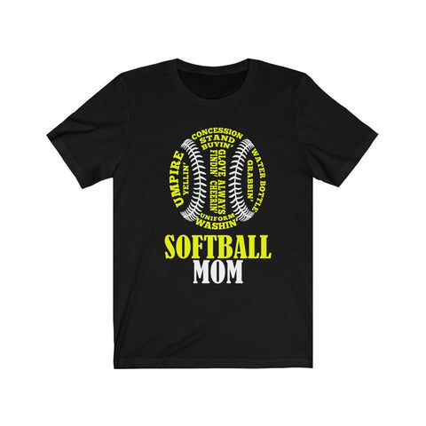 Image of Softball Mom - Unisex Tee