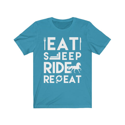 Image of Eat Sleep Ride Repeat - Unisex Tee