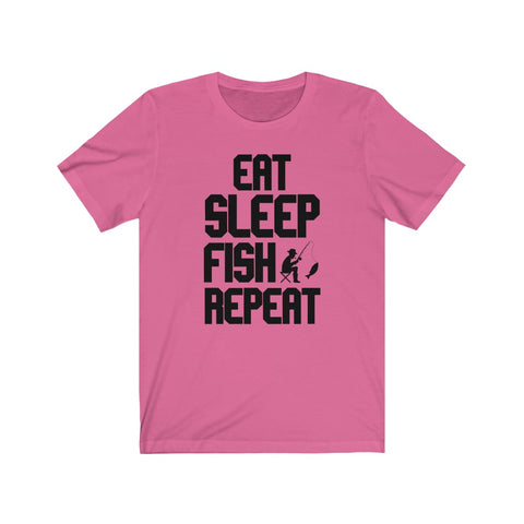 Image of Eat Sleep Fish Repeat - Unisex Tee
