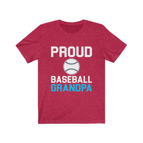 Image of Proud Baseball Grandpa - Unisex Tee