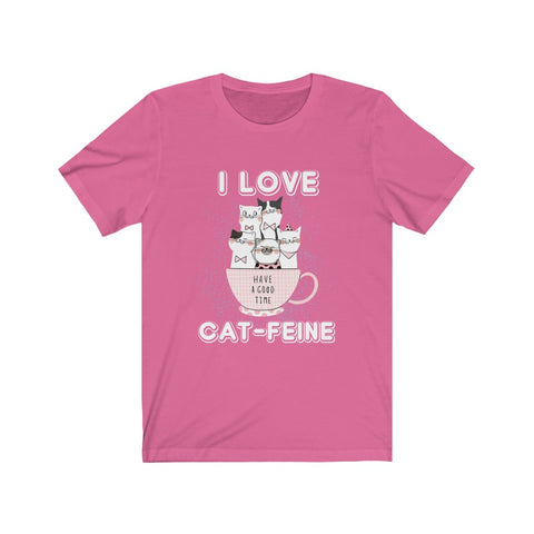 Image of I Love Cat-Feine - Unisex Tee