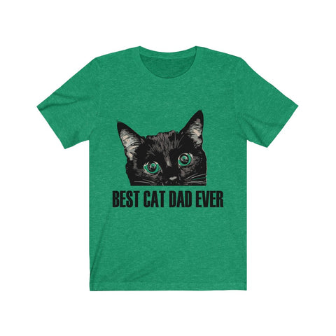 Image of Best cat Dad Ever - unisex tee