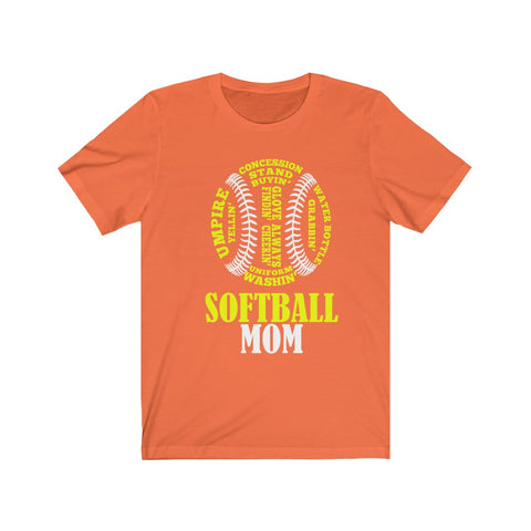 Image of Softball Mom - Unisex Tee