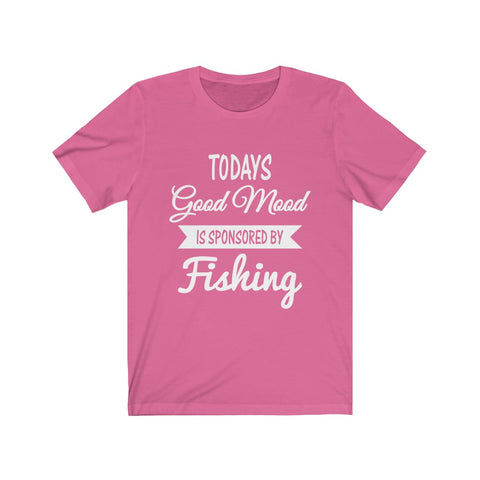 Image of Todays Good Mood is Sponsored By Fishing - Unisex Tee