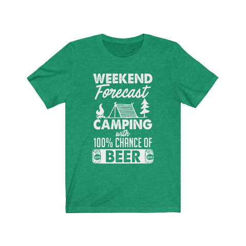 Image of Weekend Forecast Camping - Unisex Tee