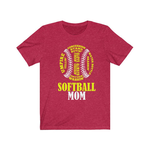 Image of Softball Mom - Unisex Tee
