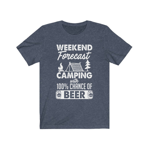 Image of Weekend Forecast Camping - Unisex Tee