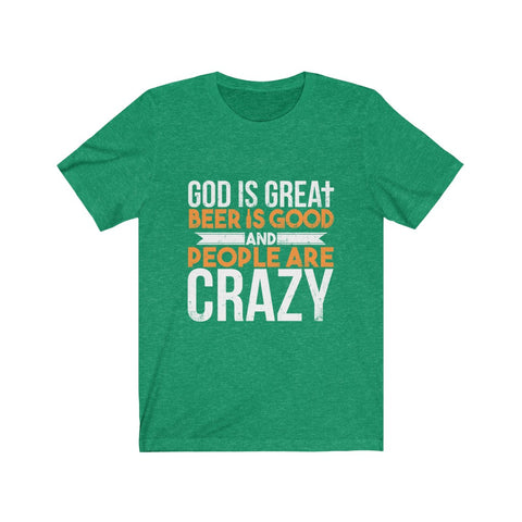 Image of God is Great Beer is Good - Unisex Tee