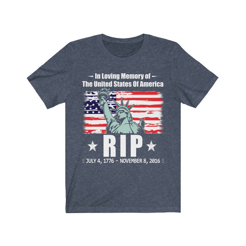 Image of In Loving Memory of The United States Of America RIP - Unisex Tee