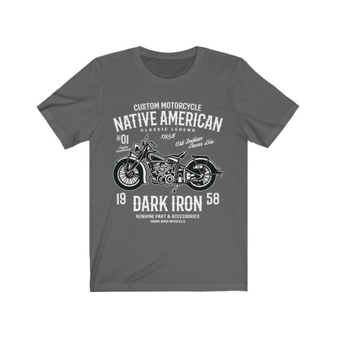 Image of Custom Motorcycle Native American - Unisex Tee