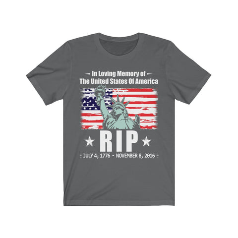 Image of In Loving Memory of The United States Of America RIP - Unisex Tee