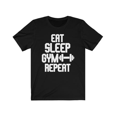 Image of Eat Sleep Gym Repeat - Unisex Tee