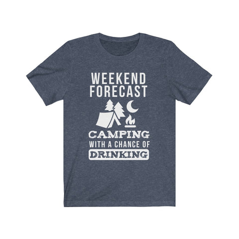 Image of Weekend Forecast Camping - Unisex Tee
