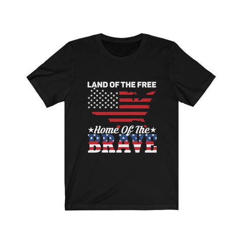 Image of Land of The Free Home of The Brave - Unisex Tee