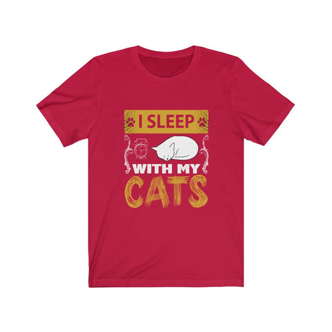 Image of I Sleep With My Cats - Unisex Tee