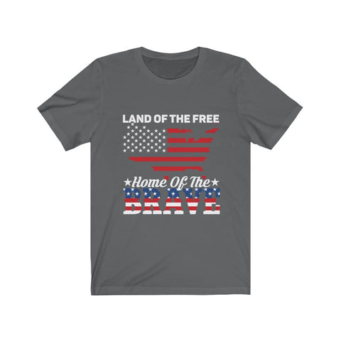 Image of Land of The Free Home of The Brave - Unisex Tee