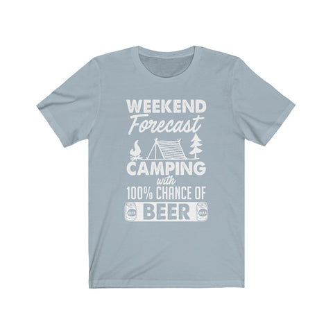 Image of Weekend Forecast Camping - Unisex Tee
