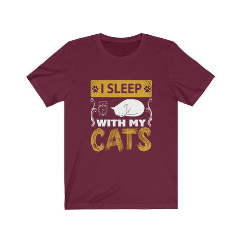 Image of I Sleep With My Cats - Unisex Tee