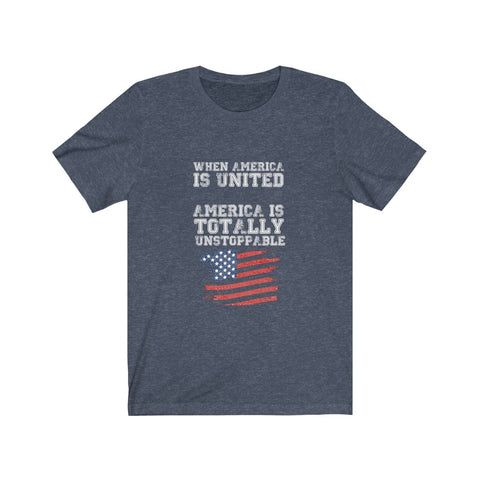 Image of When America is United - Unisex Tee