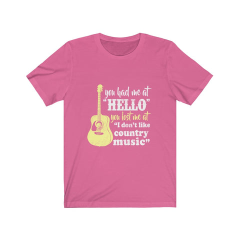 Image of I Don't Like Country Music - Unisex Tee