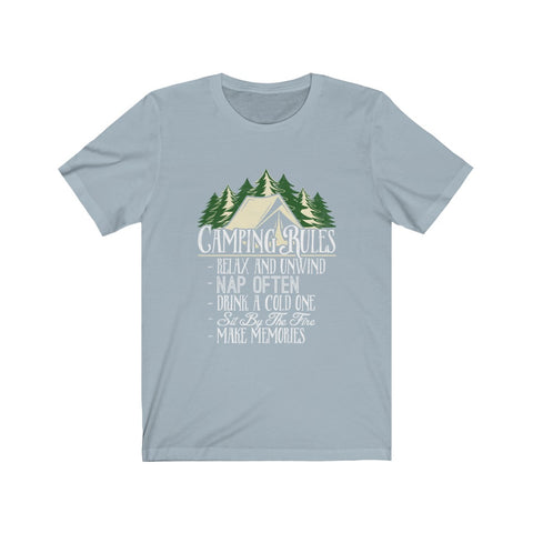 Image of Camping Rules - Unisex Tee