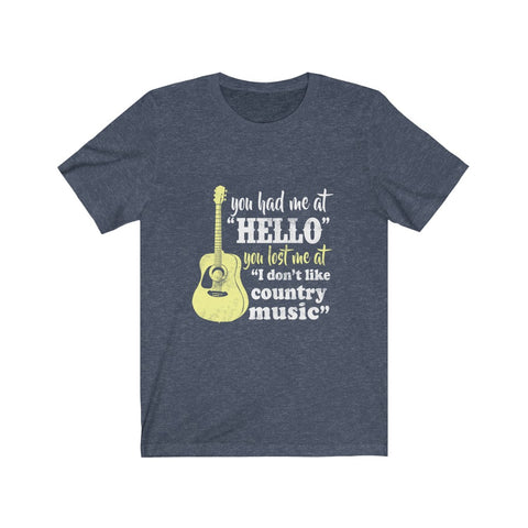 Image of I Don't Like Country Music - Unisex Tee