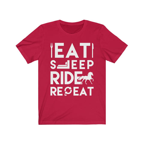 Image of Eat Sleep Ride Repeat - Unisex Tee