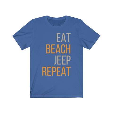 Image of Eat Beach Jeep Repeat - Unisex Tee