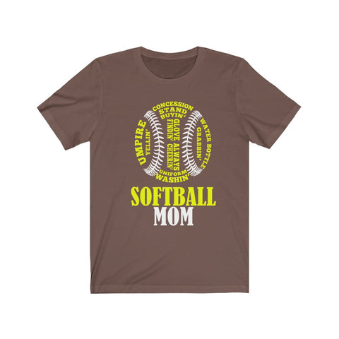 Image of Softball Mom - Unisex Tee