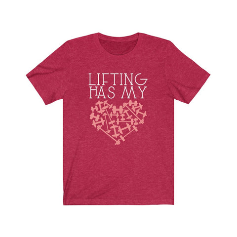Image of Lifting Has My Heart - Unisex Tee