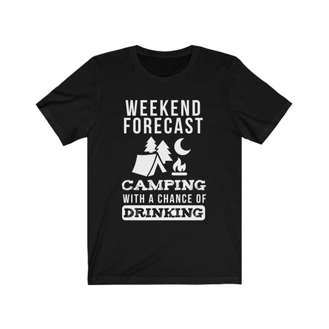 Image of Weekend Forecast Camping - Unisex Tee