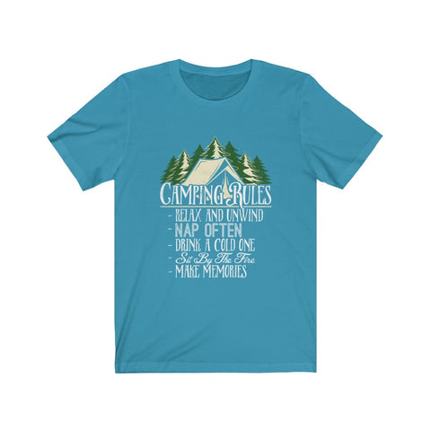 Image of Camping Rules - Unisex Tee
