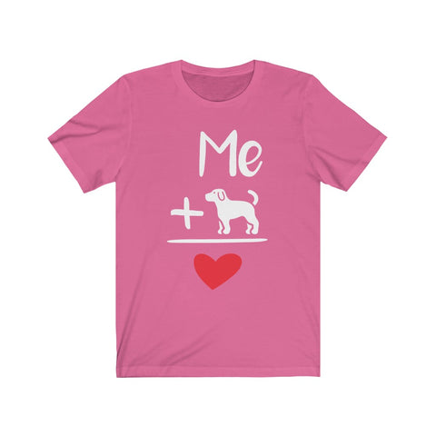 Image of Me And Dog Equals Love - Unisex Tee
