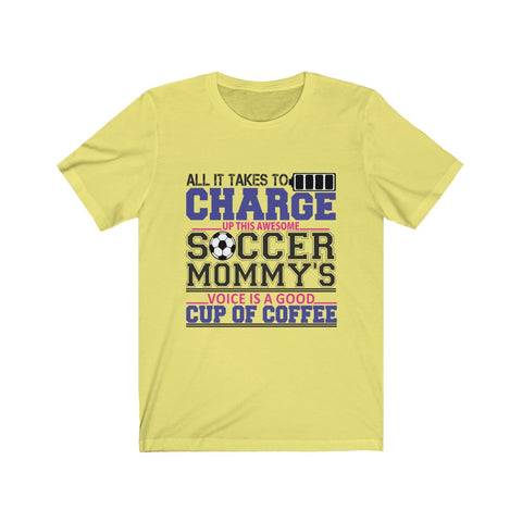 Image of Soccer Mommy's Cup of Coffee - Unisex Tee