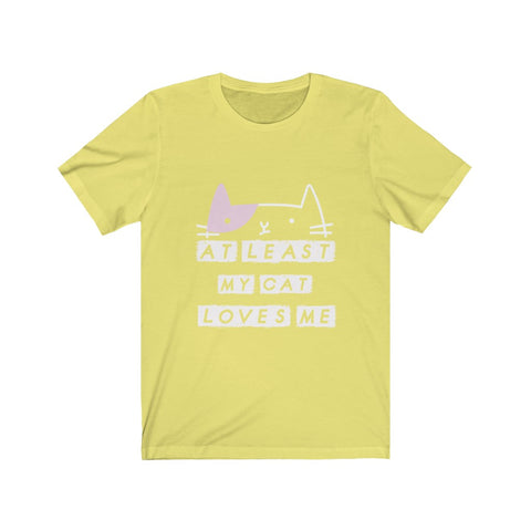 Image of My Cat Loves Me - Unisex Tee